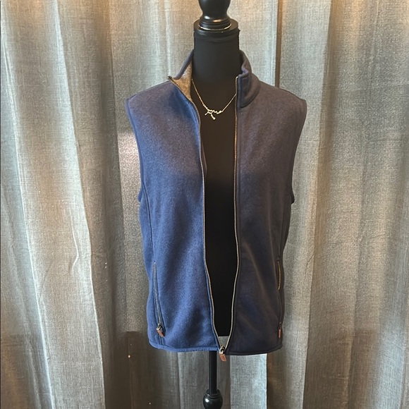 Vineyard Vines Blue Color Block Vest - Picture 1 of 4